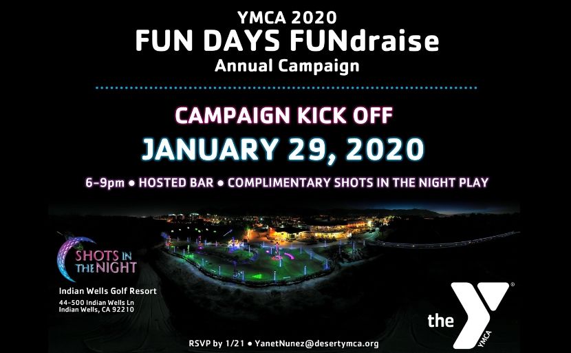 Family YMCA of the Desert - Licensed Childcare and Youth Programs | Annual Campaign Kick Off: FUN DAYS FUNdraise