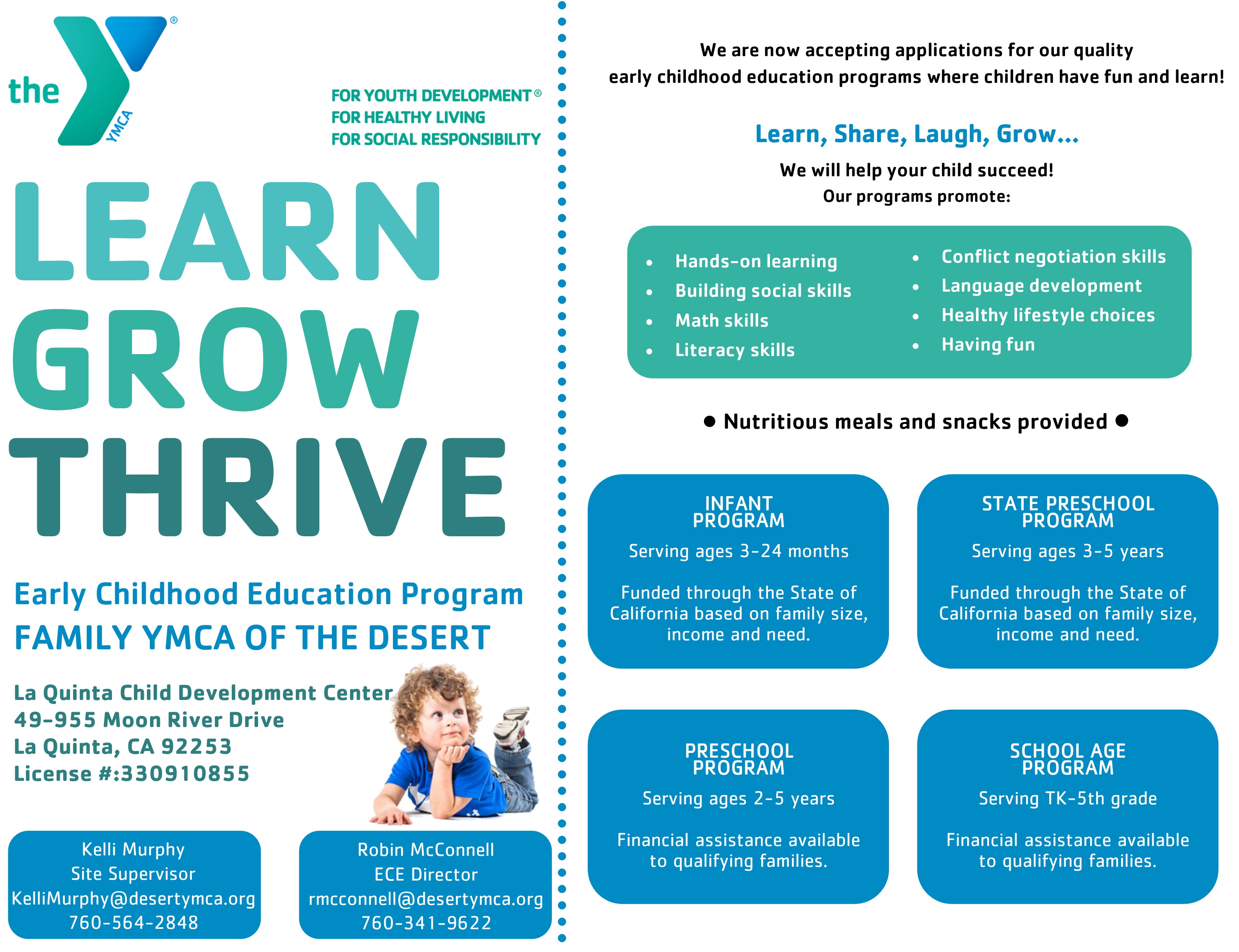 Family YMCA of the Desert - Licensed Childcare and Youth Programs|LQ preschool