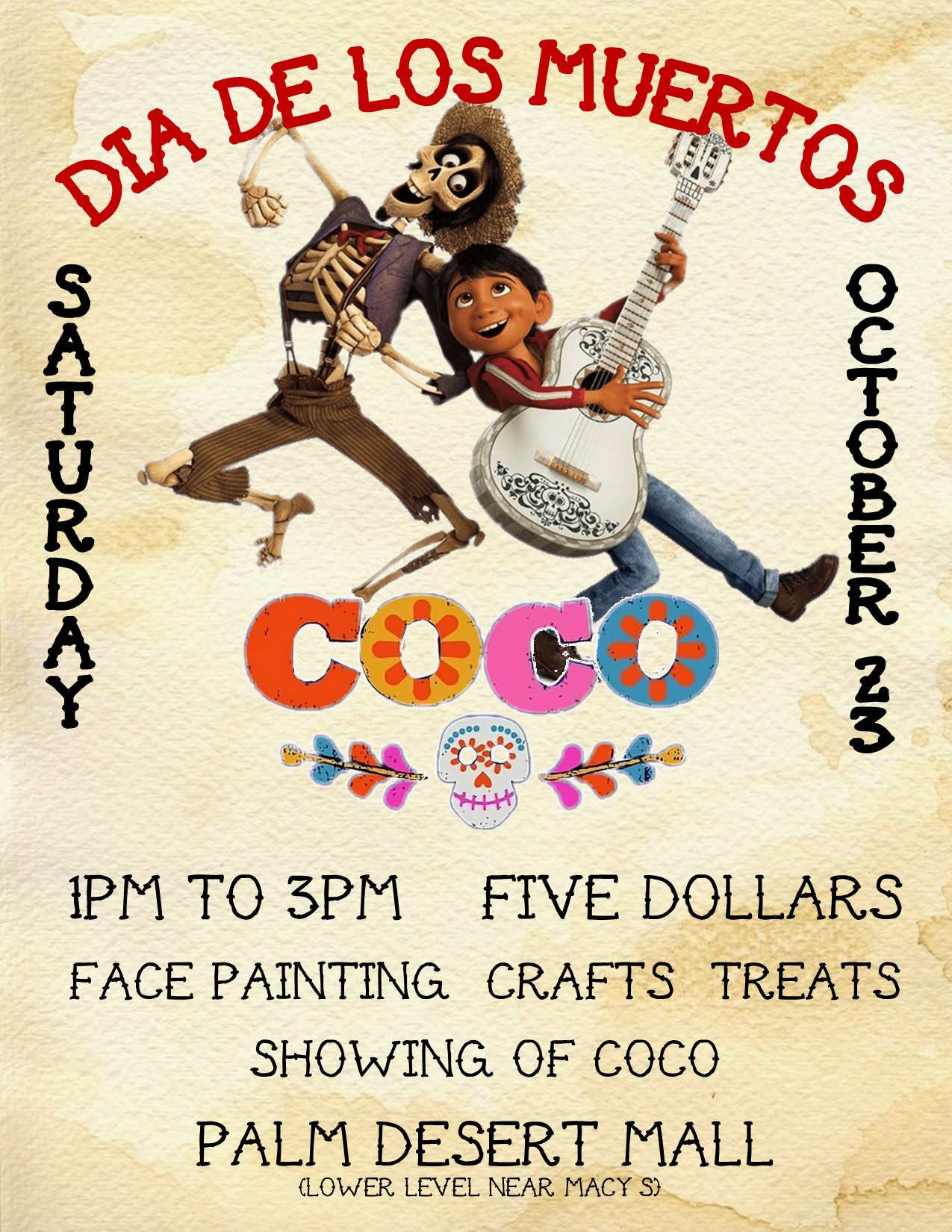 Family YMCA of the Desert - Licensed Childcare and Youth Programs | Dia De Los Muertos