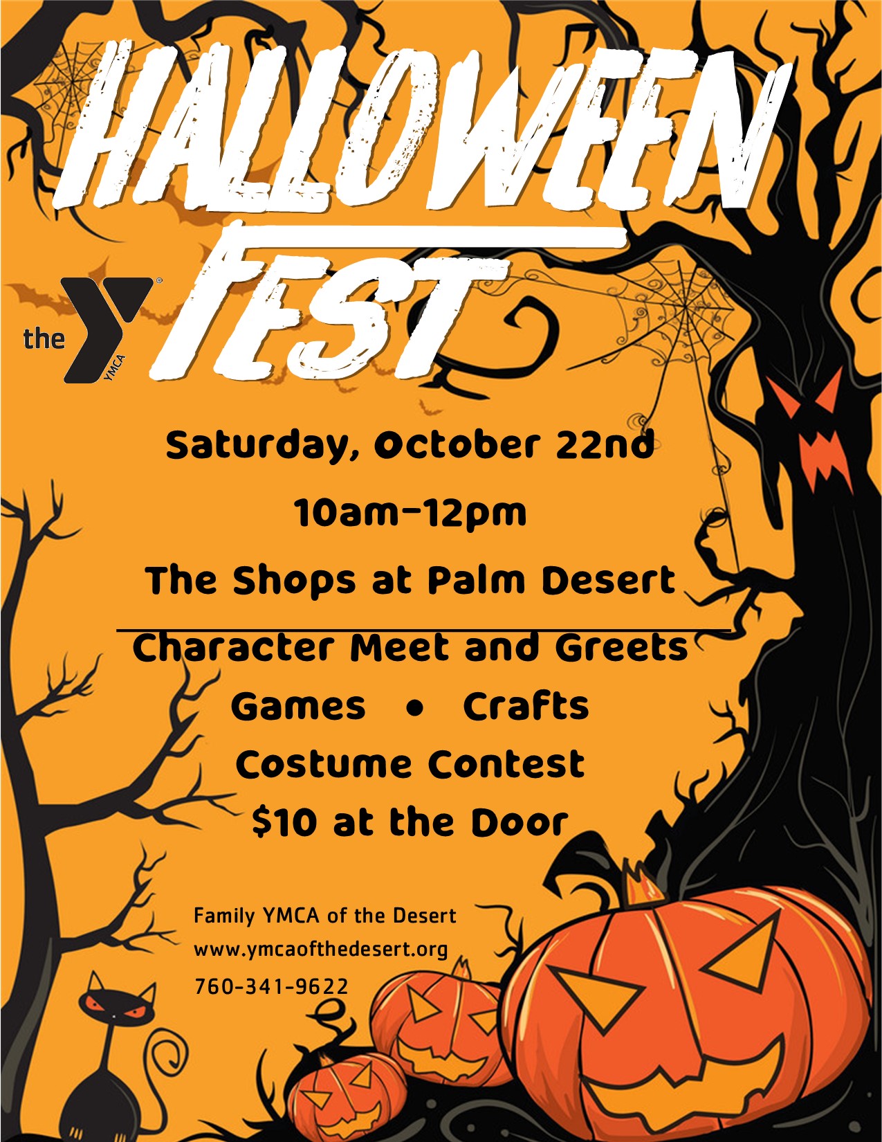 Family YMCA of the Desert - Licensed Childcare and Youth Programs | Halloween Fest