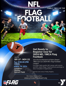 Family YMCA of the Desert - Licensed Childcare and Youth Programs | Flag Football