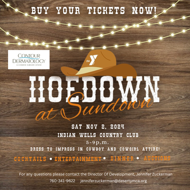 Family YMCA of the Desert - Licensed Childcare and Youth Programs | Hoedown at Sundown 2024