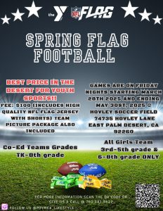 Family YMCA of the Desert - Licensed Childcare and Youth Programs | Flag Football