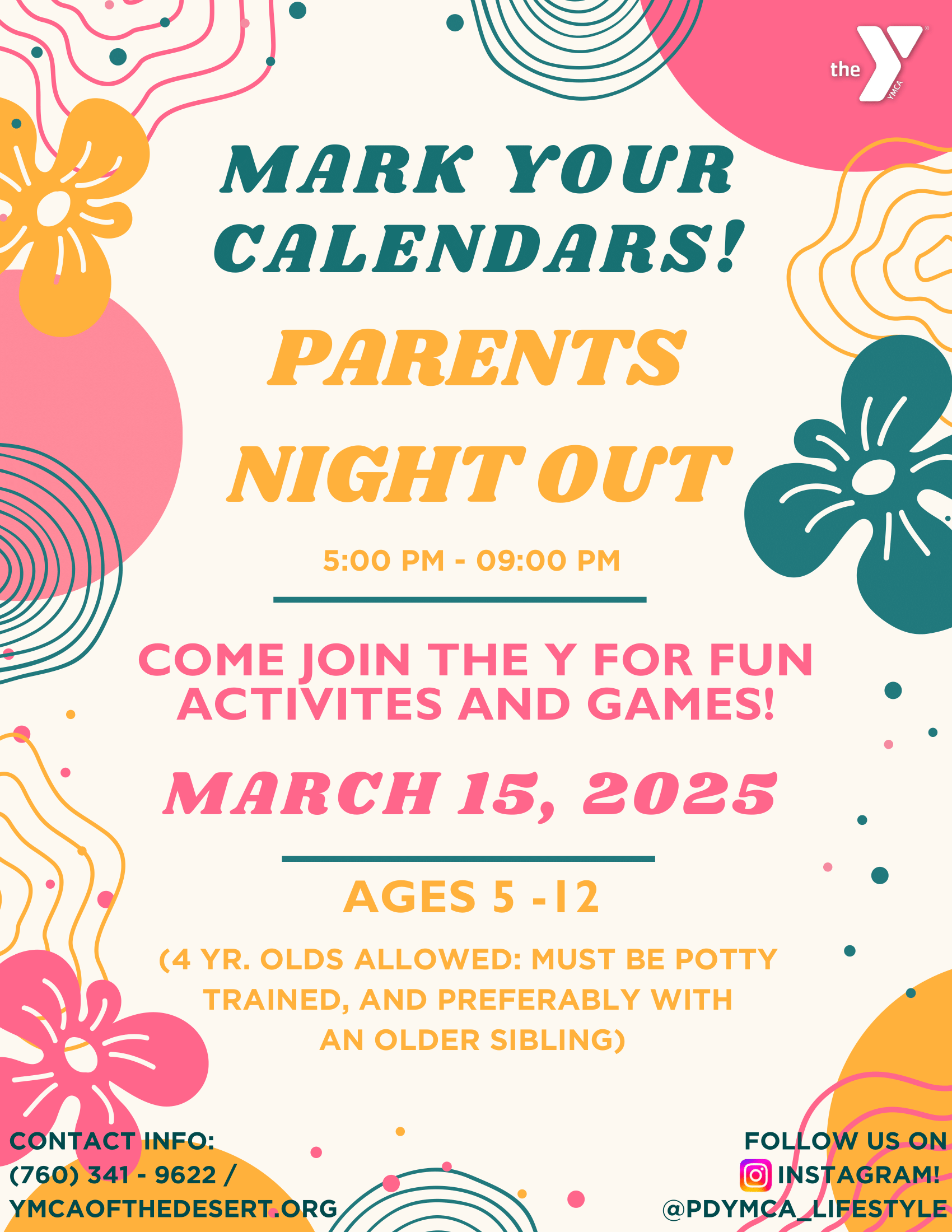 Family YMCA of the Desert - Licensed Childcare and Youth Programs | Parents Night Out – March